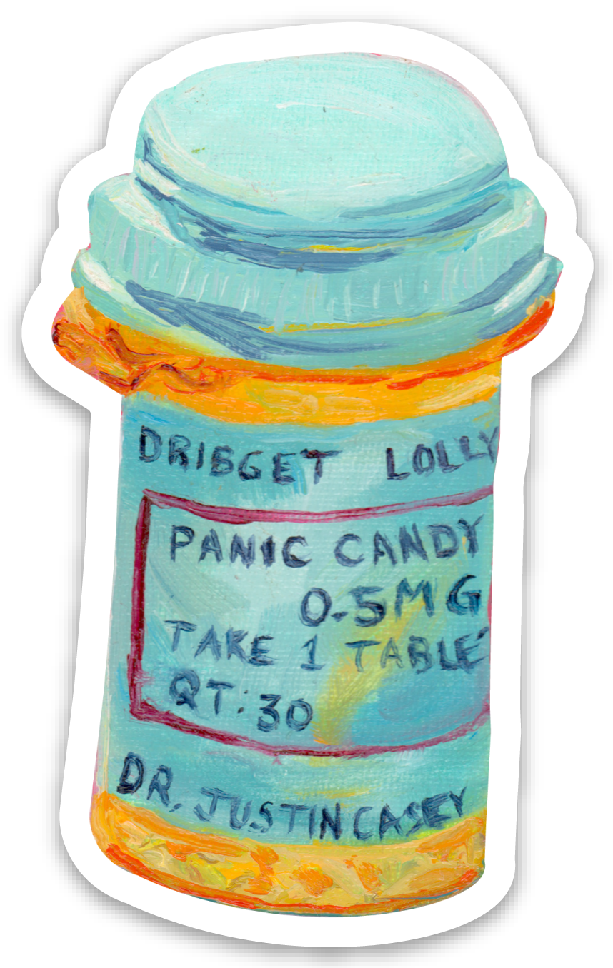 Panic Candy Sticker