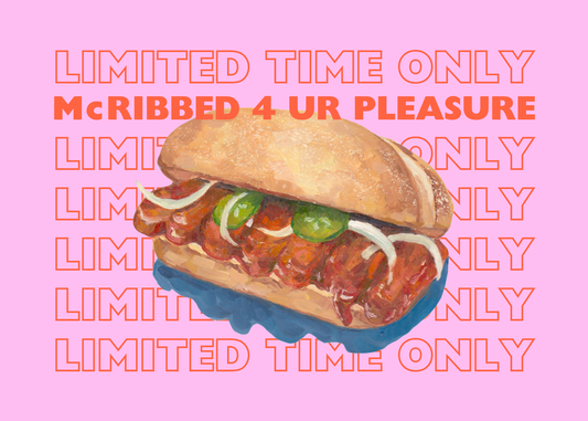 5x7 McRib Print