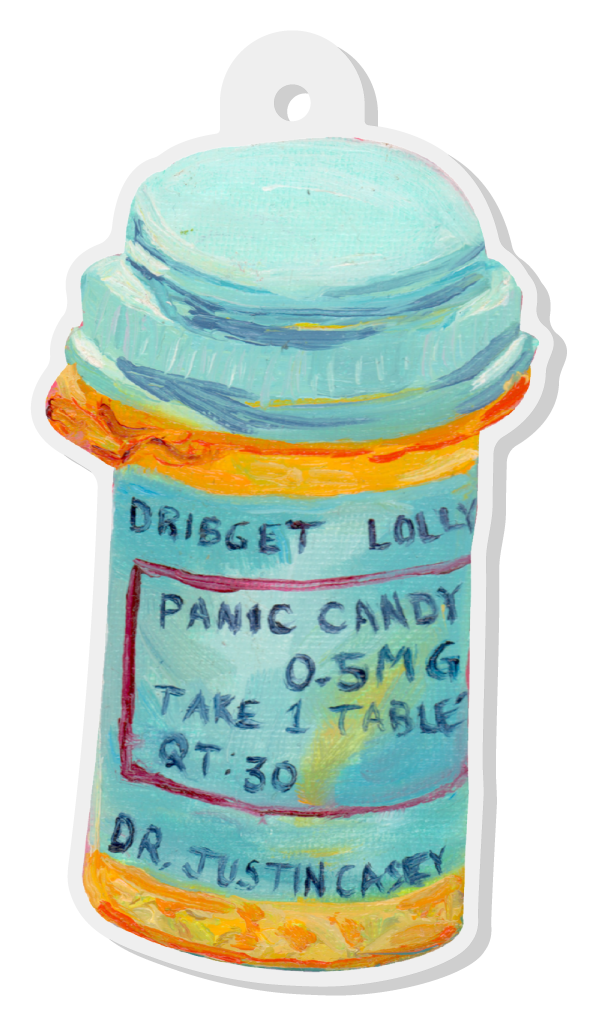 Panic Candy Keychain