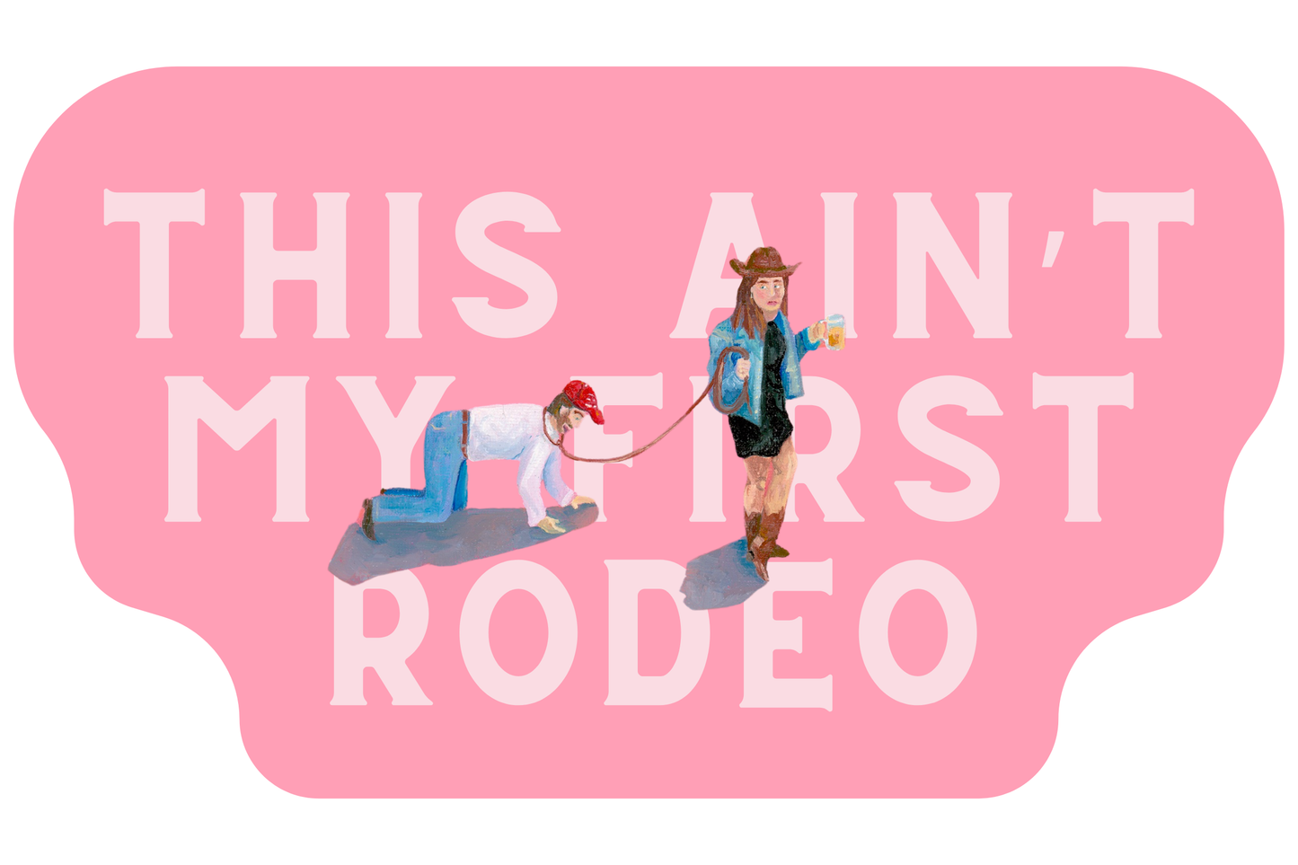 Rodeo Clown Sticker